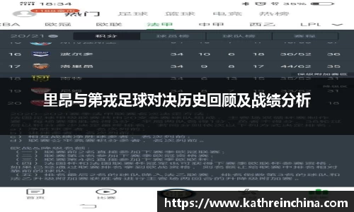 里昂与第戎足球对决历史回顾及战绩分析